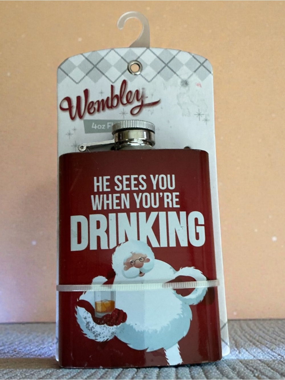 Wembley Multi-Color Holiday Flask